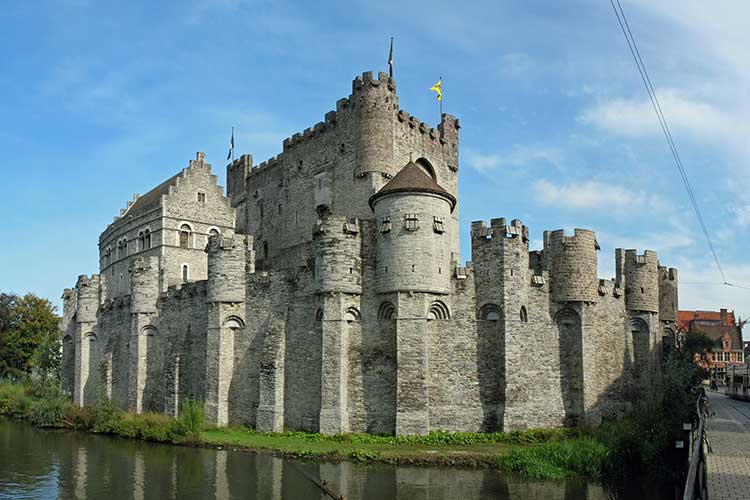 Gravensteen Ghent یکی از جاذبه های گردشگری بلژیک